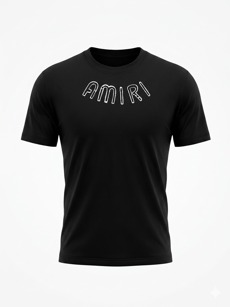 AMIRI T-Shirt Cotton Fabric Made in Turkey