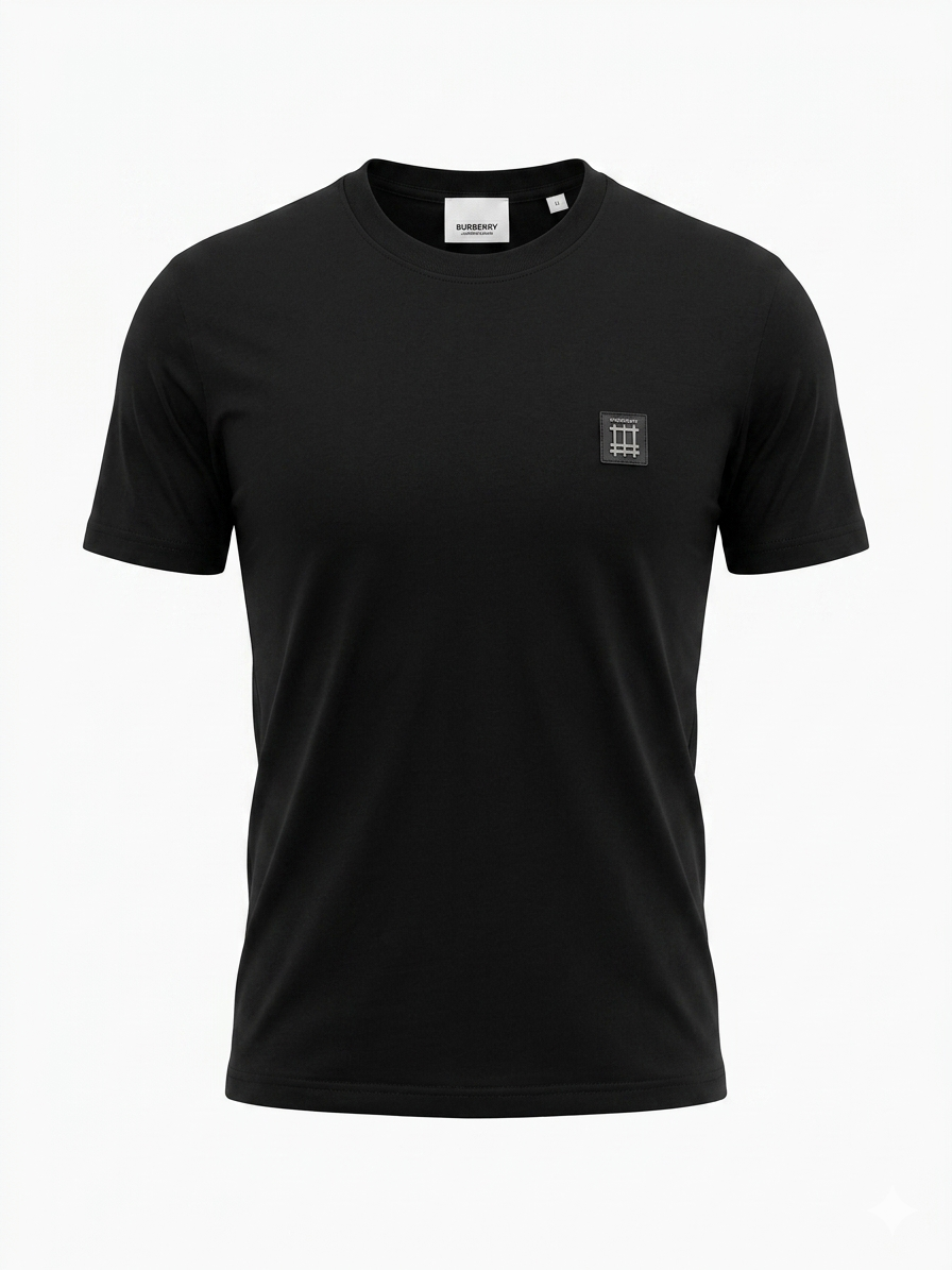 Burberry T-Shirt Cotton Fabric Made in Turkey