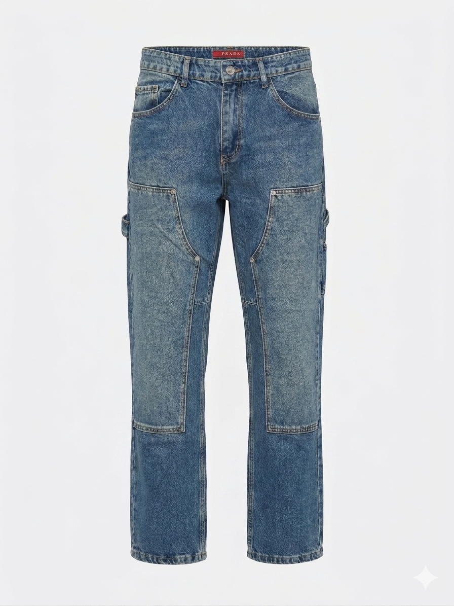 Prada Carpenter Utility Denim Jeans