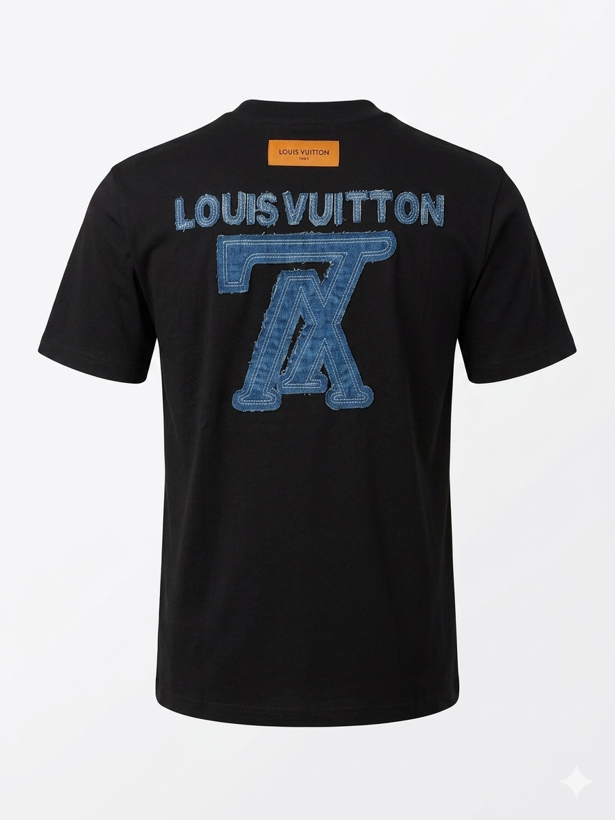 Louis Vuitton T-Shirt Cotton Fabric Made in Turkey