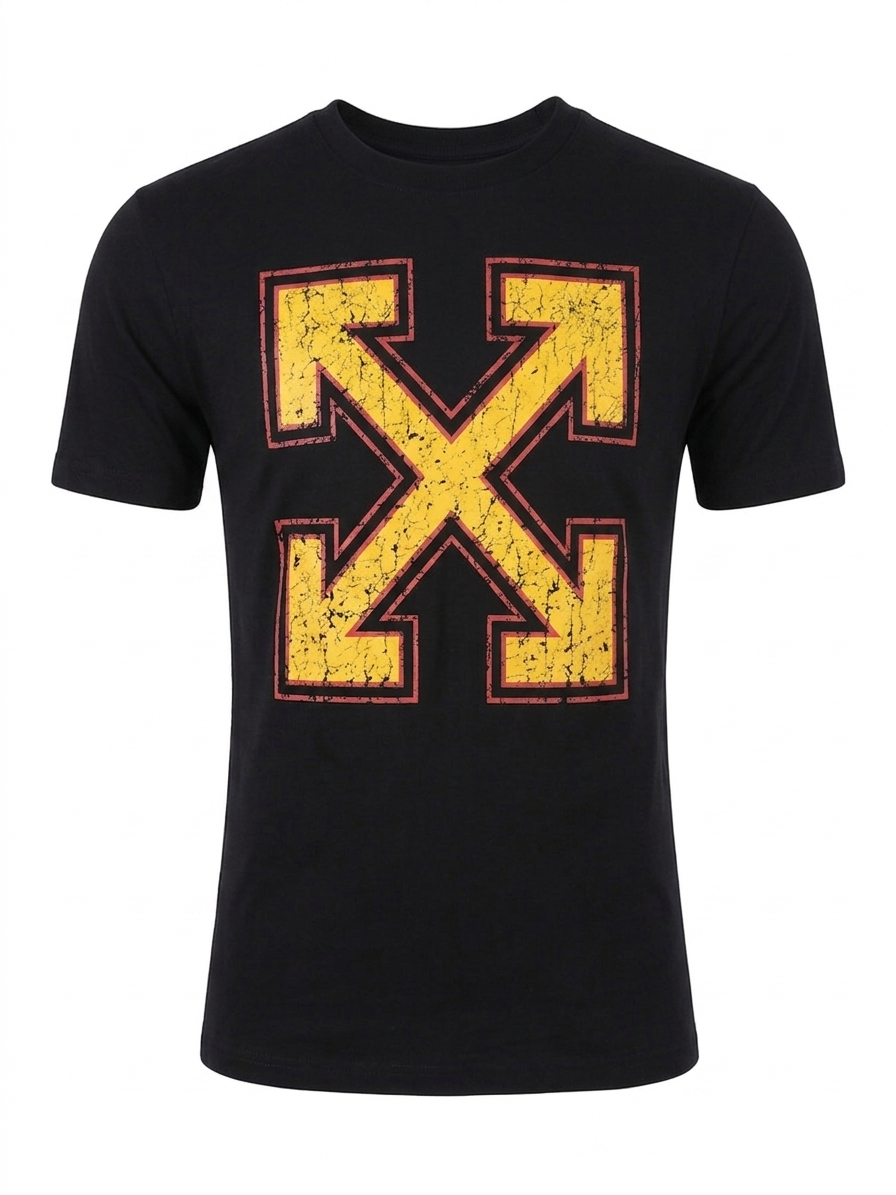 Off-White T-Shirt Cotton Fabric Made in Turkey