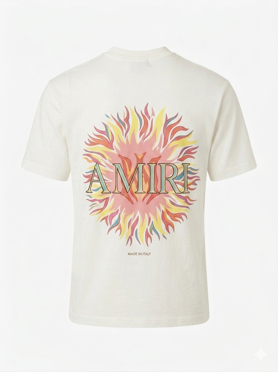 Amiri T-Shirt Cotton Fabric Made in Turkey