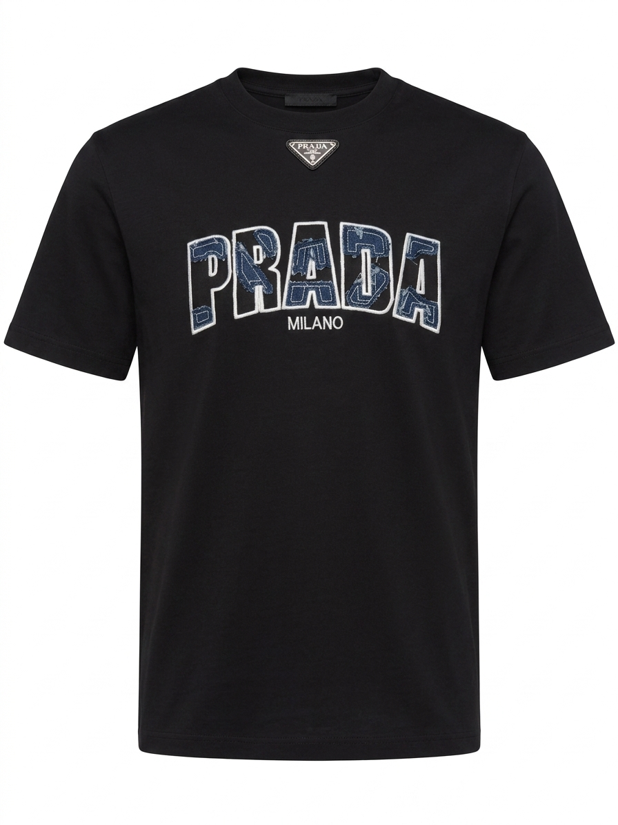Prada T-Shirt Cotton Fabric Made in Turkey