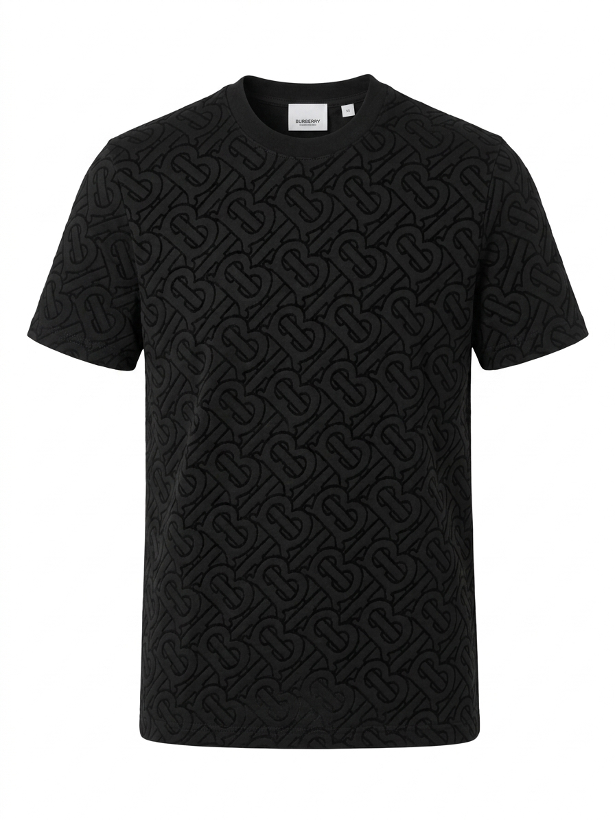 Burberry T-Shirt Cotton Fabric Made in Turkey