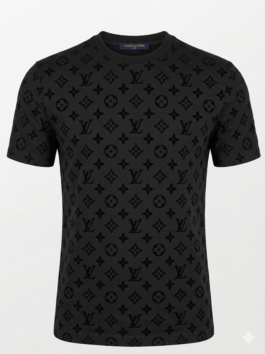 Louis Vuitton T-Shirt Cotton Fabric Made in Turkey