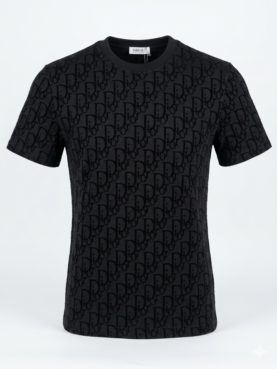 Dior T-Shirt Cotton Fabric Made in Turkey