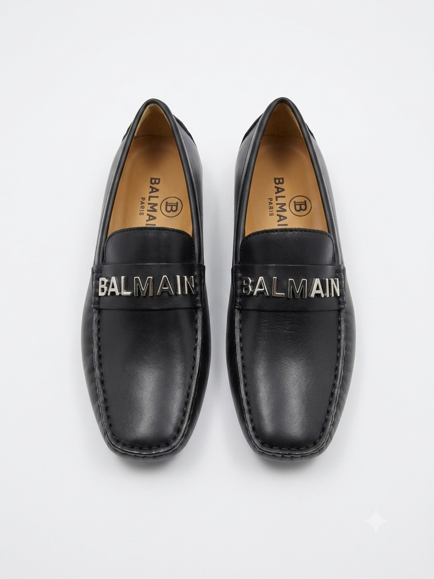Balmain Paris Driving Loafers