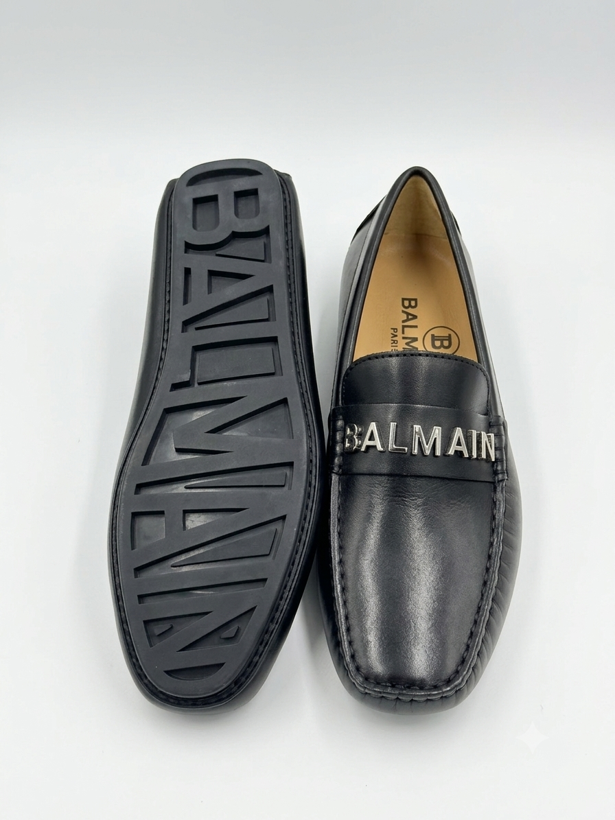 Balmain Paris Driving Loafers