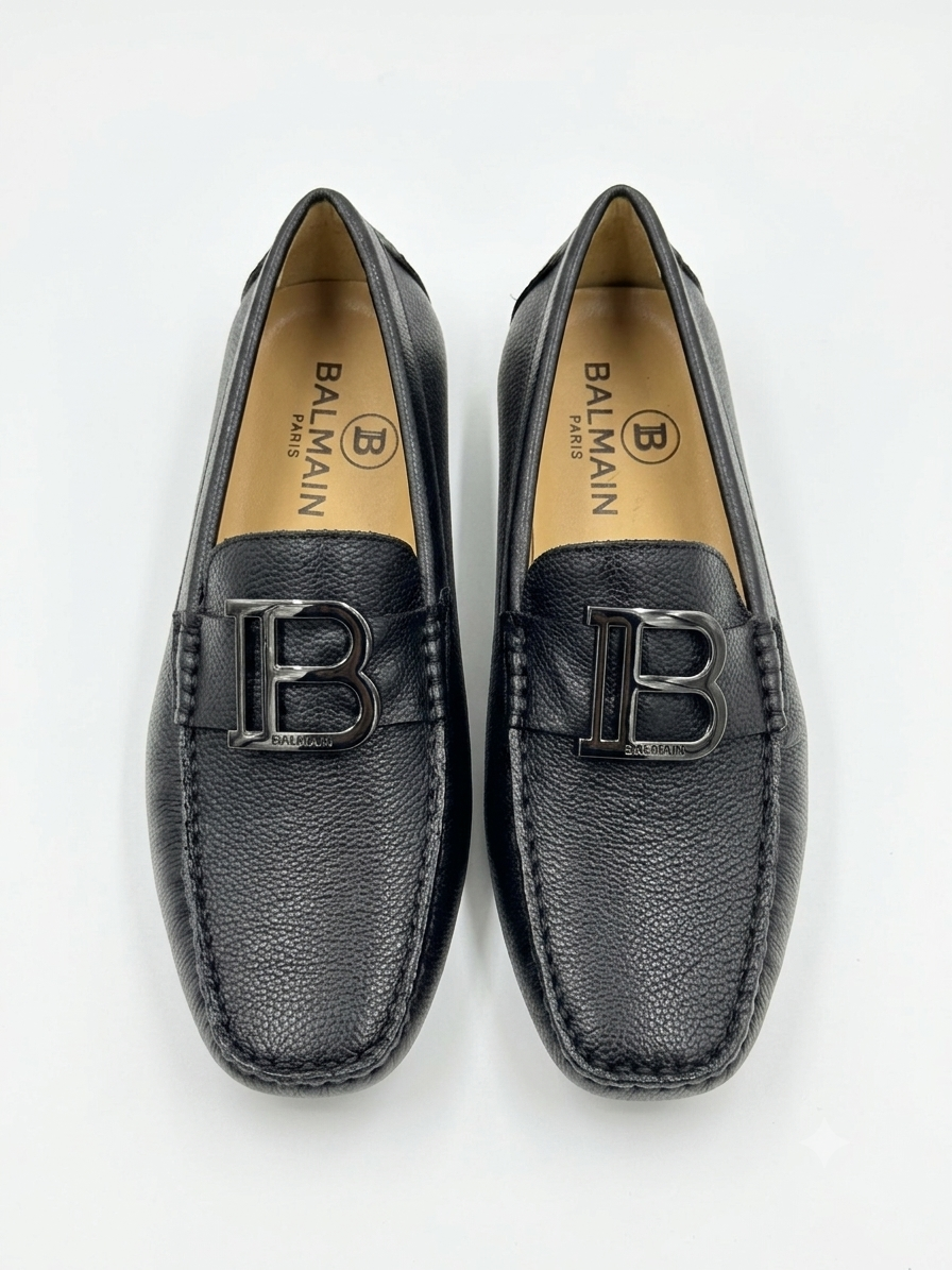 Balmain Paris Driving Loafers