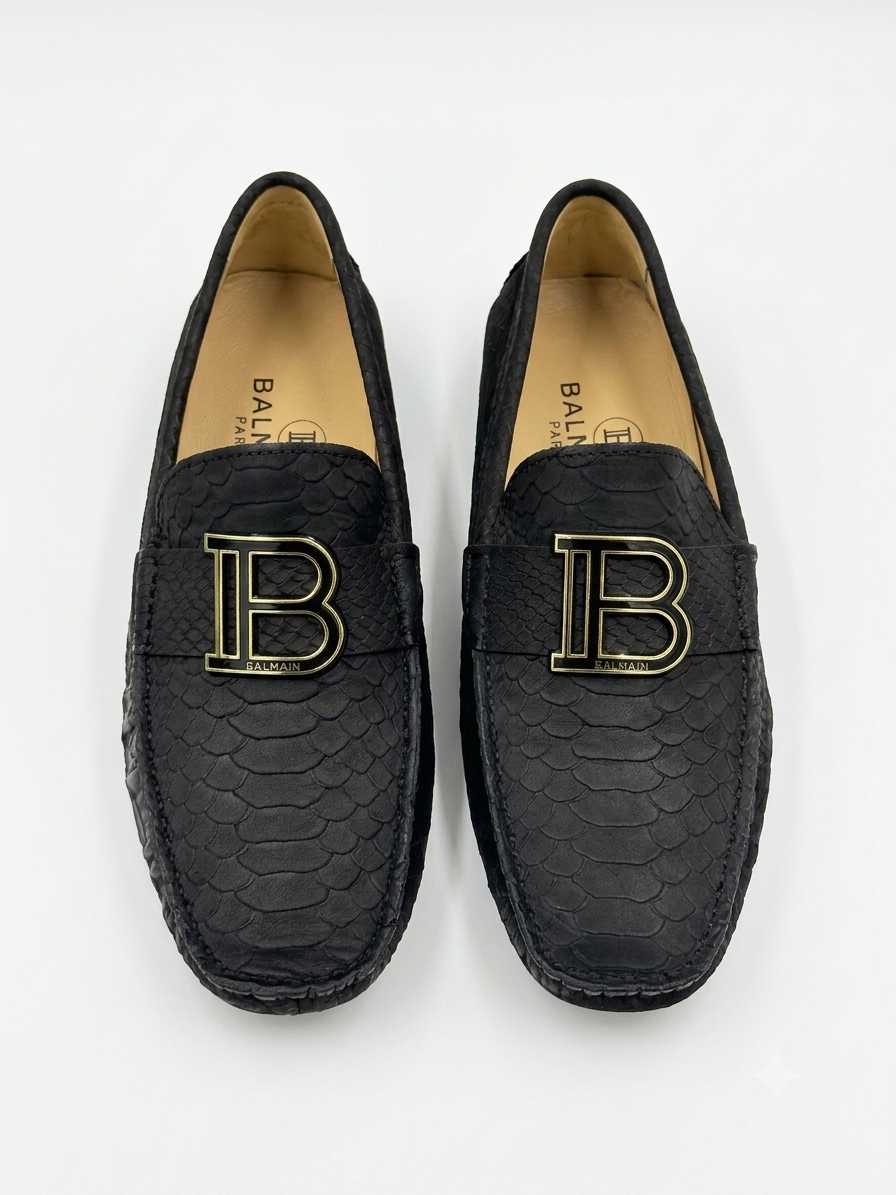 Balmain Paris Driving Loafers