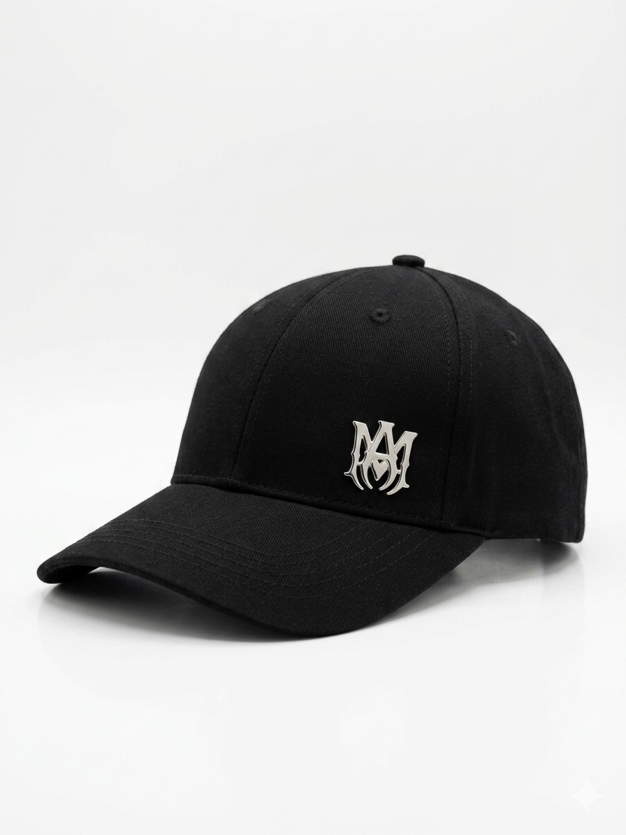 Amiri Core Logo Metal Badge Baseball Cap