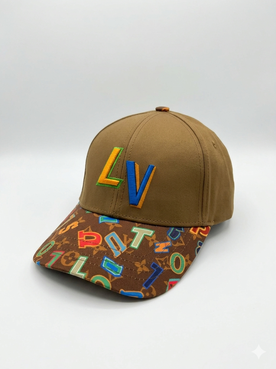 Louis Vuitton Multi-Color LV Initial & Monogram Baseball Cap