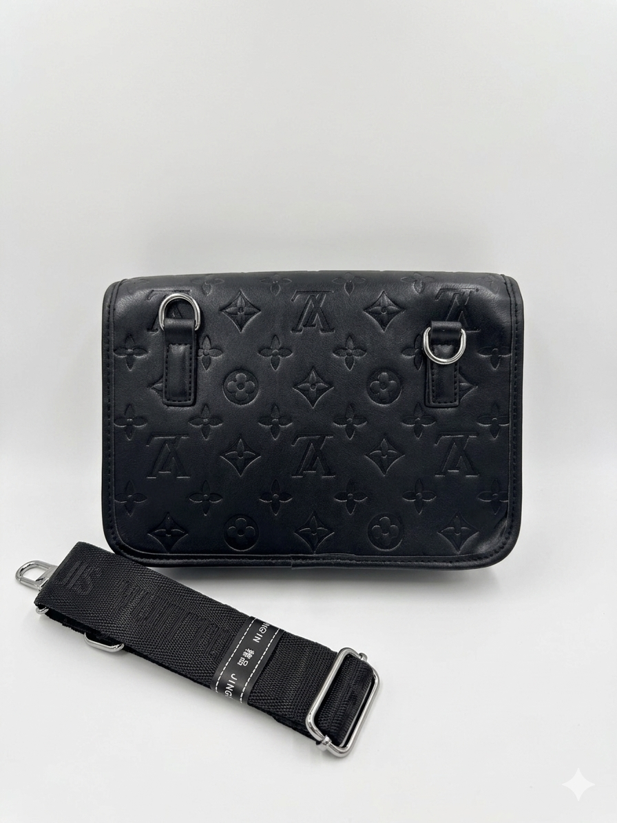 Louis Vuitton Monogram Empreinte Black Messenger Bag