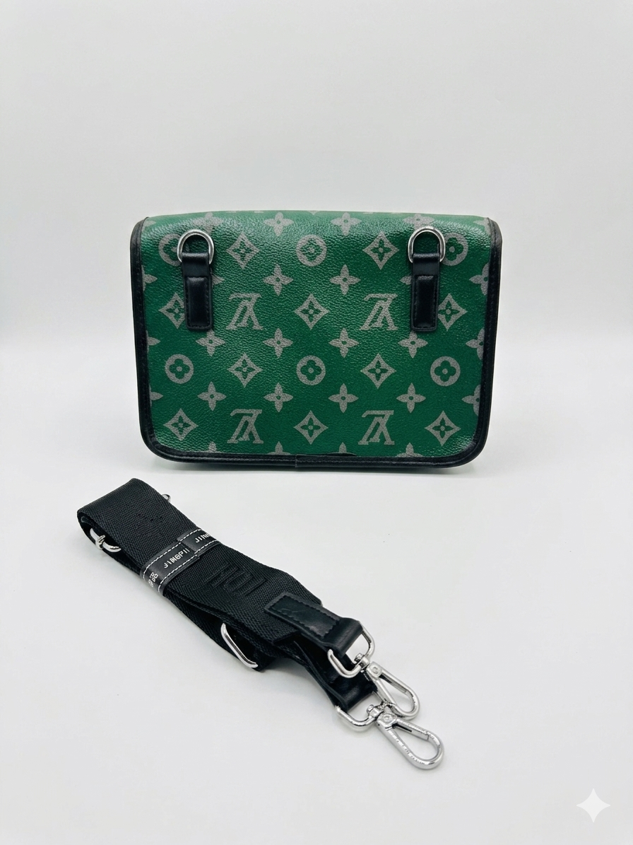 Louis Vuitton Monogram Graphic Green Messenger Bag