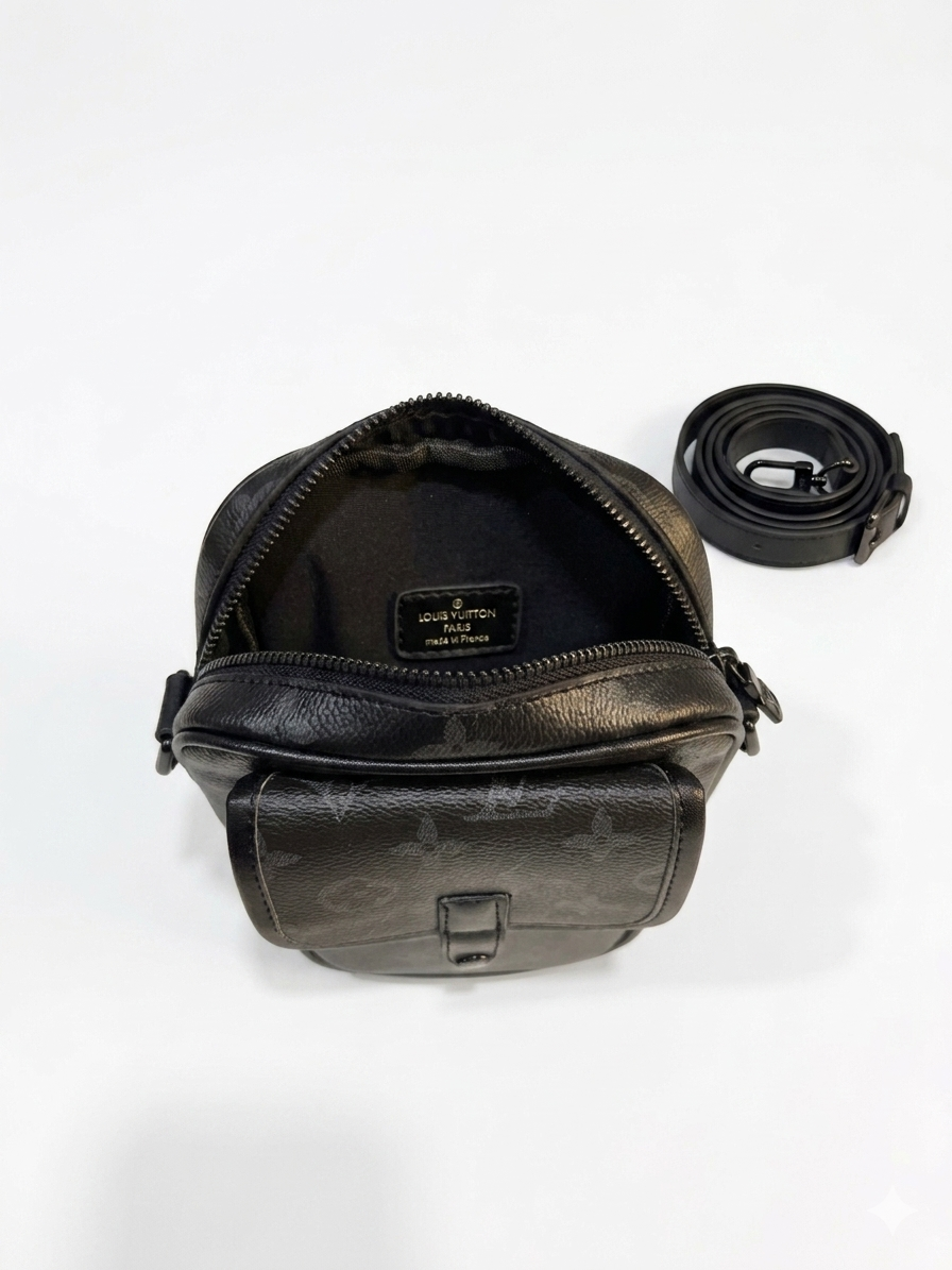 Louis Vuitton Monogram Eclipse Wearable Wallet Messenger Bag