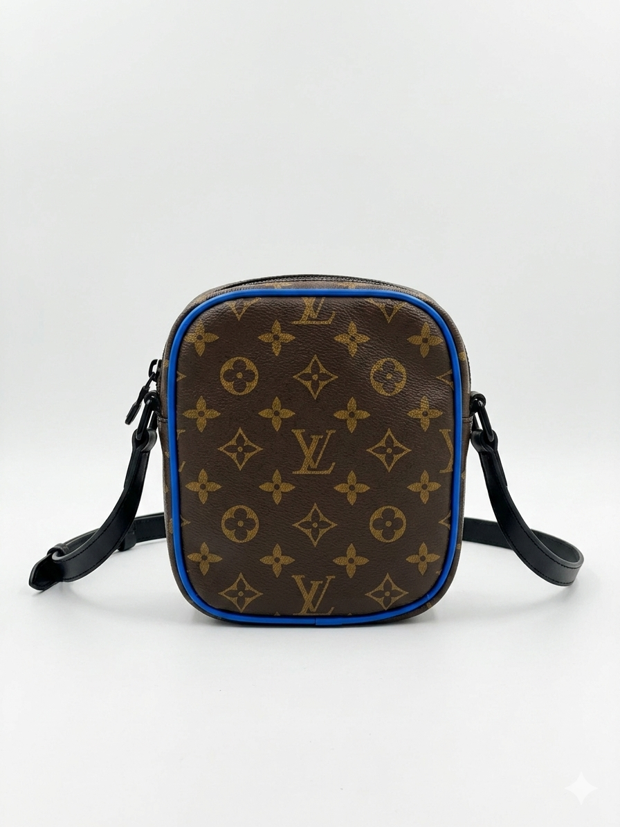 Louis Vuitton Monogram Macassar S-Lock Messenger Bag