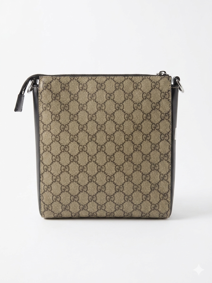 Gucci GG Supreme Web Strap Messenger Bag