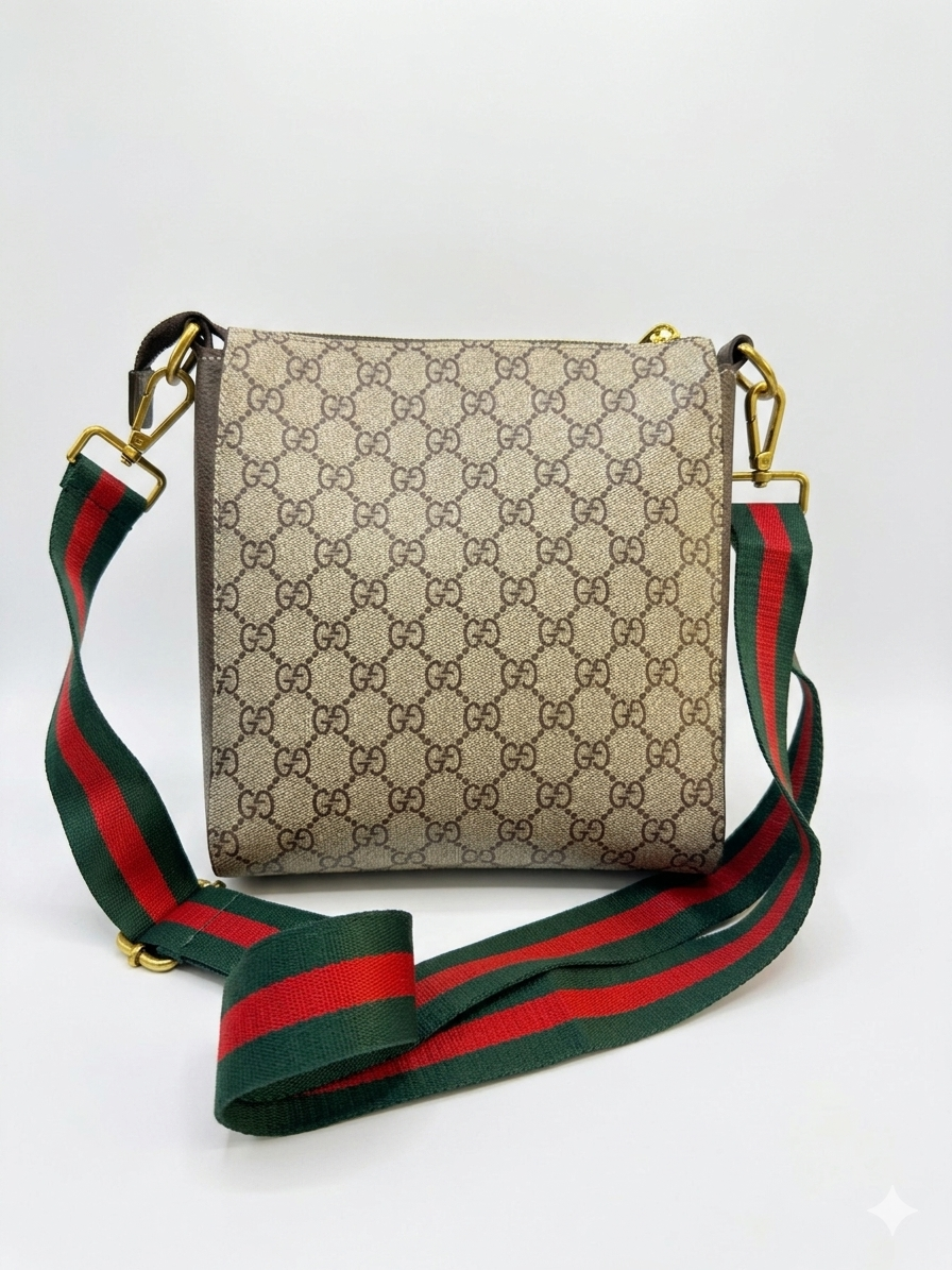 Gucci GG Supreme Night Courrier Messenger Bag