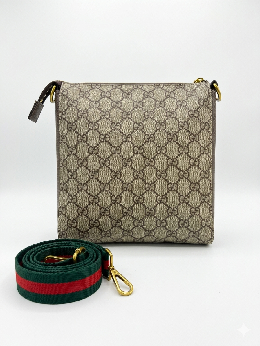 Gucci GG Supreme Tian Bird Messenger Bag