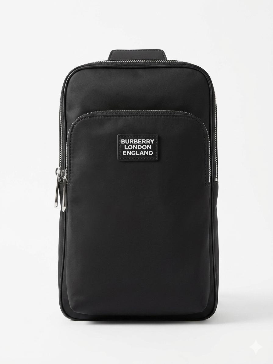 Burberry Monochrome Nylon Sling Bag