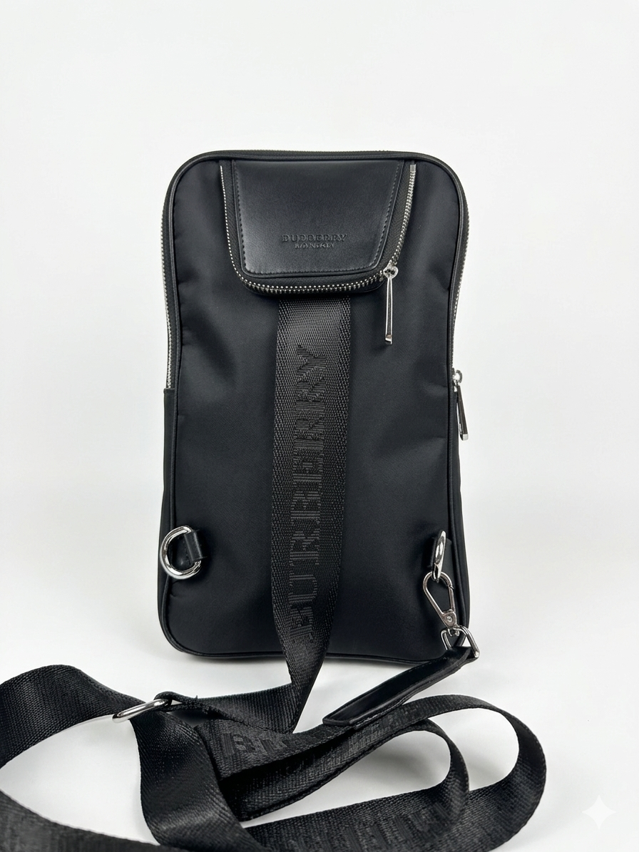 Burberry Monochrome Nylon Sling Bag