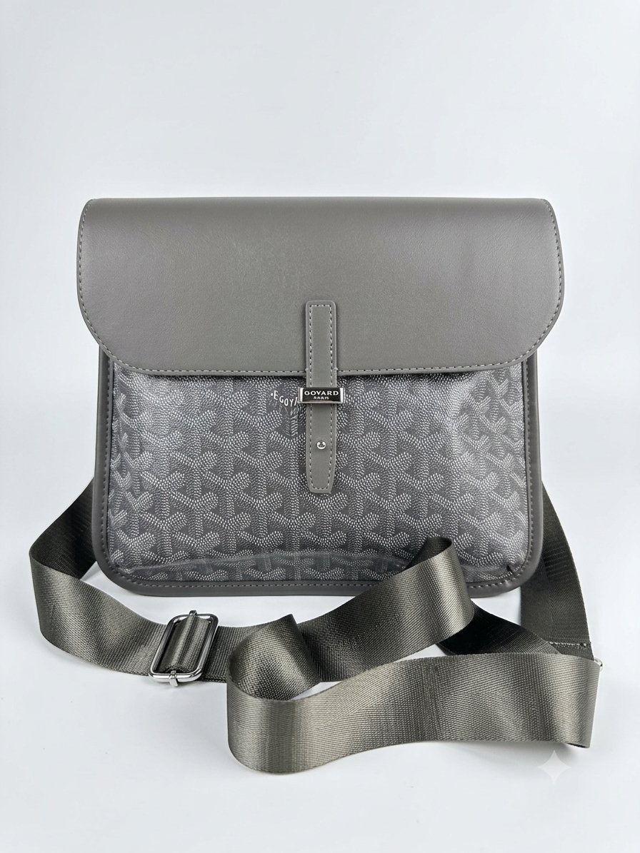 Goyard Chevron Messenger Bag