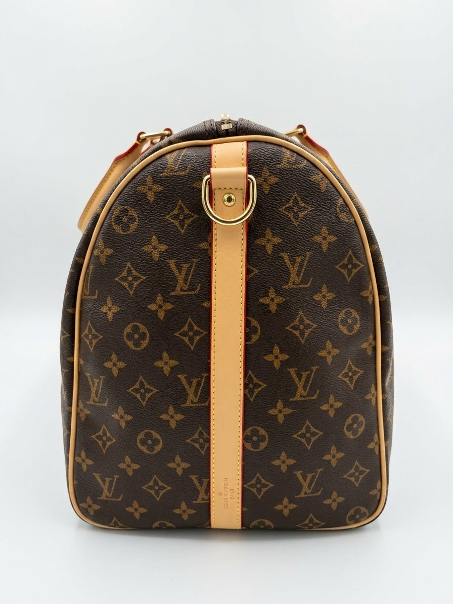 Louis Vuitton Monogram Keepall Bandoulière Duffle Bag