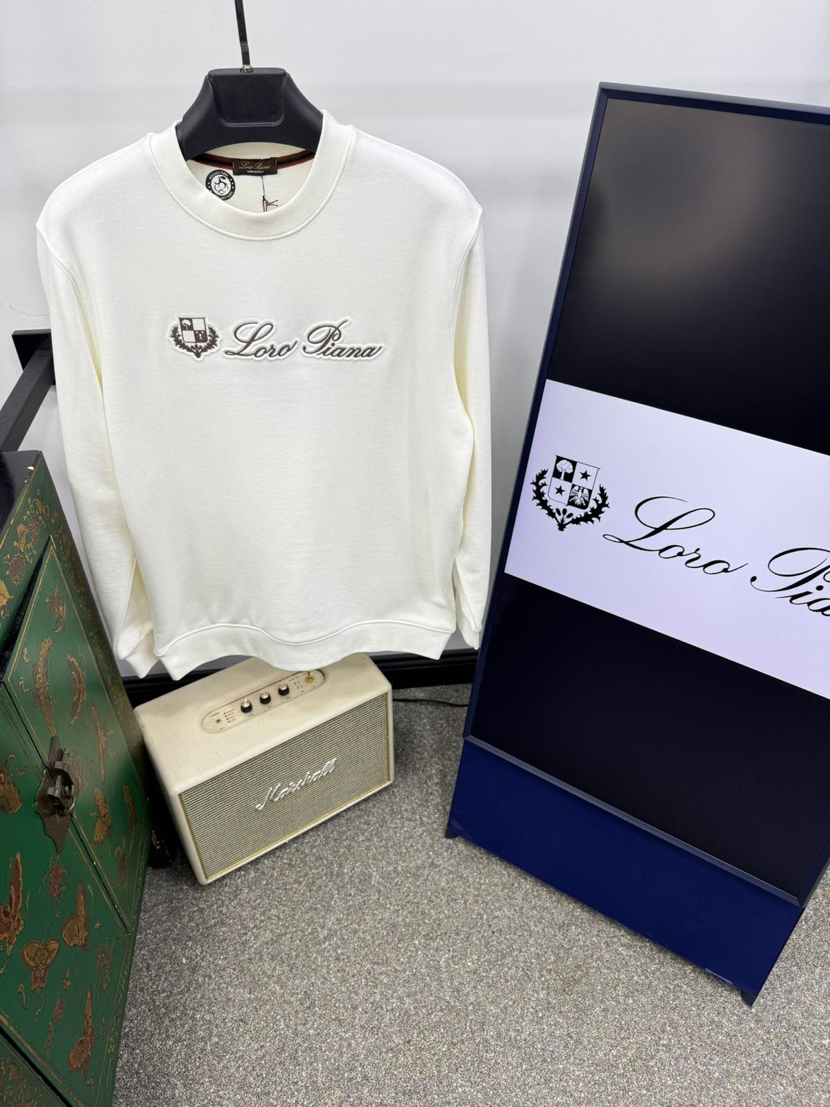 LORO PIANA SWEATSHIRT MADE IN TURKEY