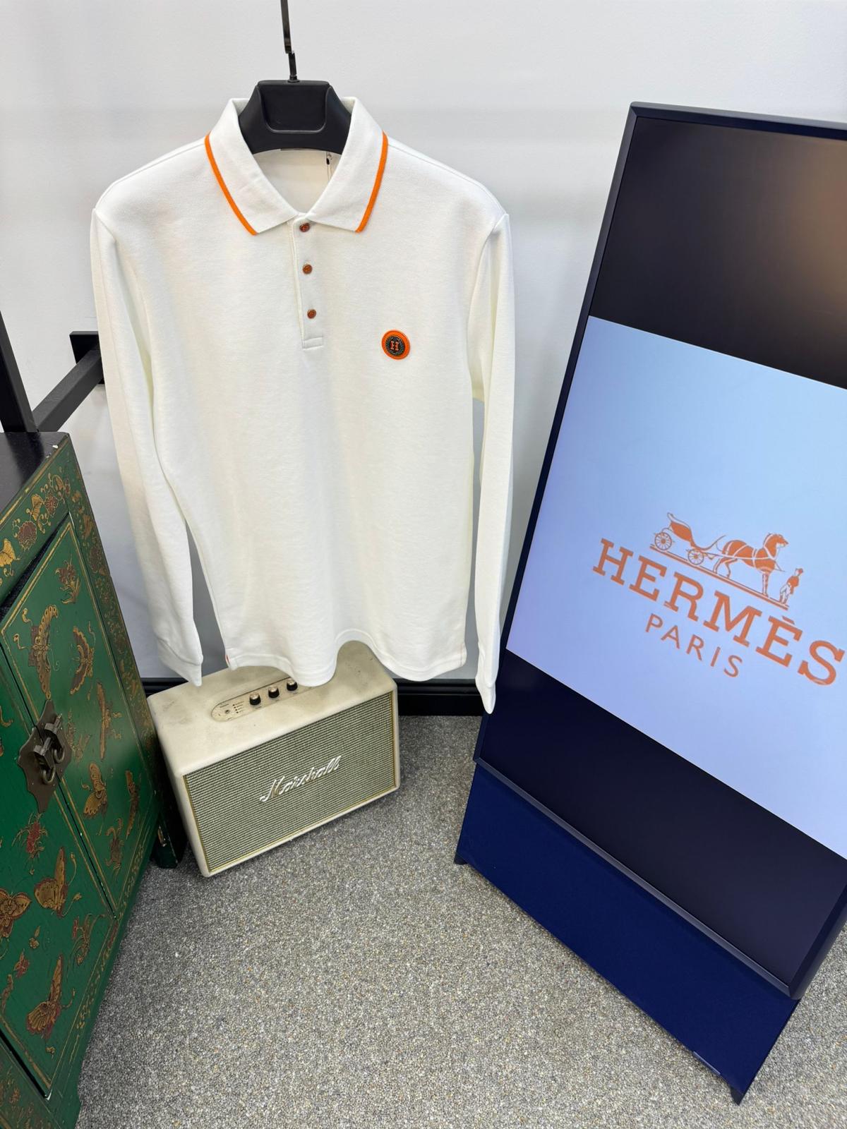 Hermes Polo Sweatshirt Made in Turkey