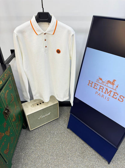 Hermes Polo Sweatshirt Made in Turkey