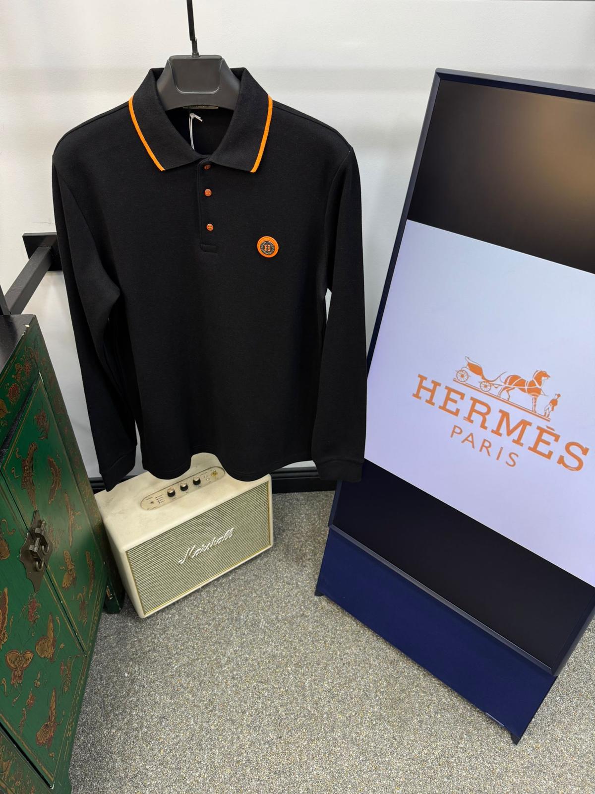 Hermes Polo Sweatshirt Made in Turkey