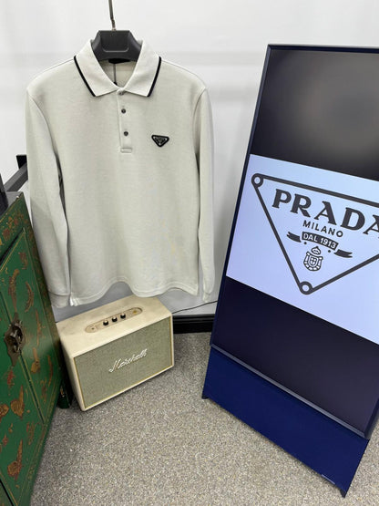 Prada Polo Sweatshirt Made in Turkey