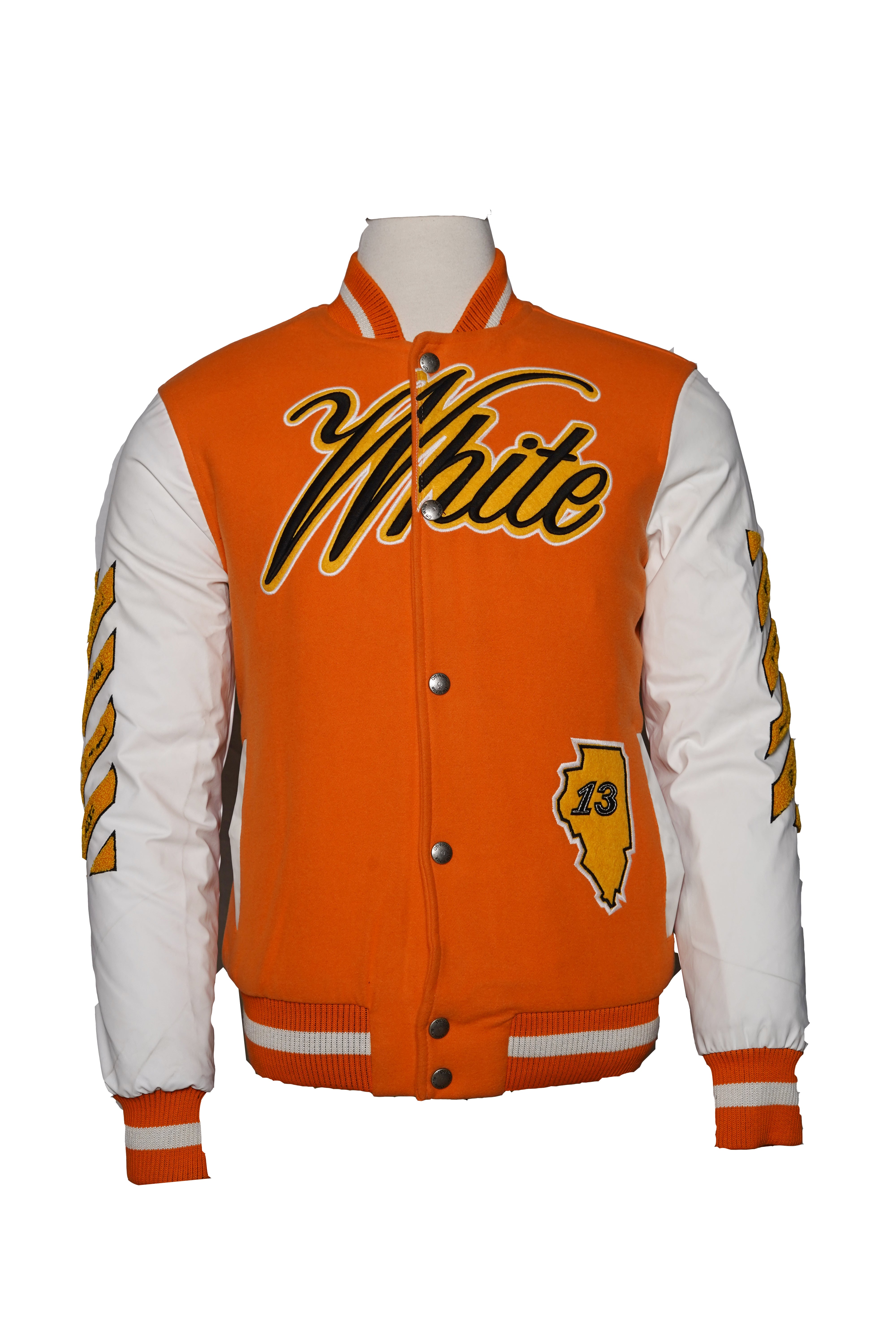 Off-White Varsity Jacket Made In Turkey