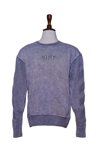 Off-White Oversize Sweater Made In Turkey