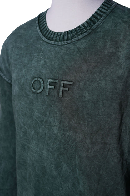 Off-White Oversize Sweater Made In Turkey