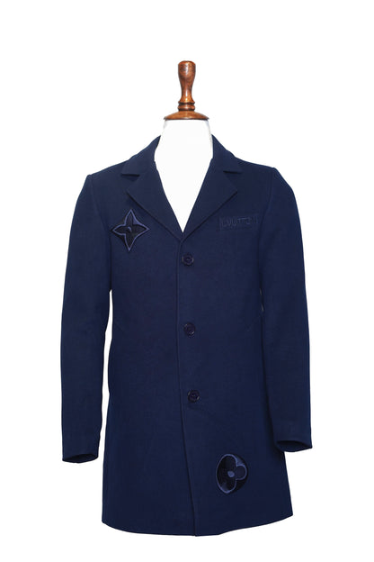 Louis Vuitton Long Coat 1:1 Grade Made In Turkey