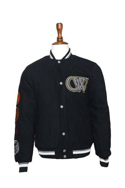 Off-White Varsity Jacket Made In Turkey