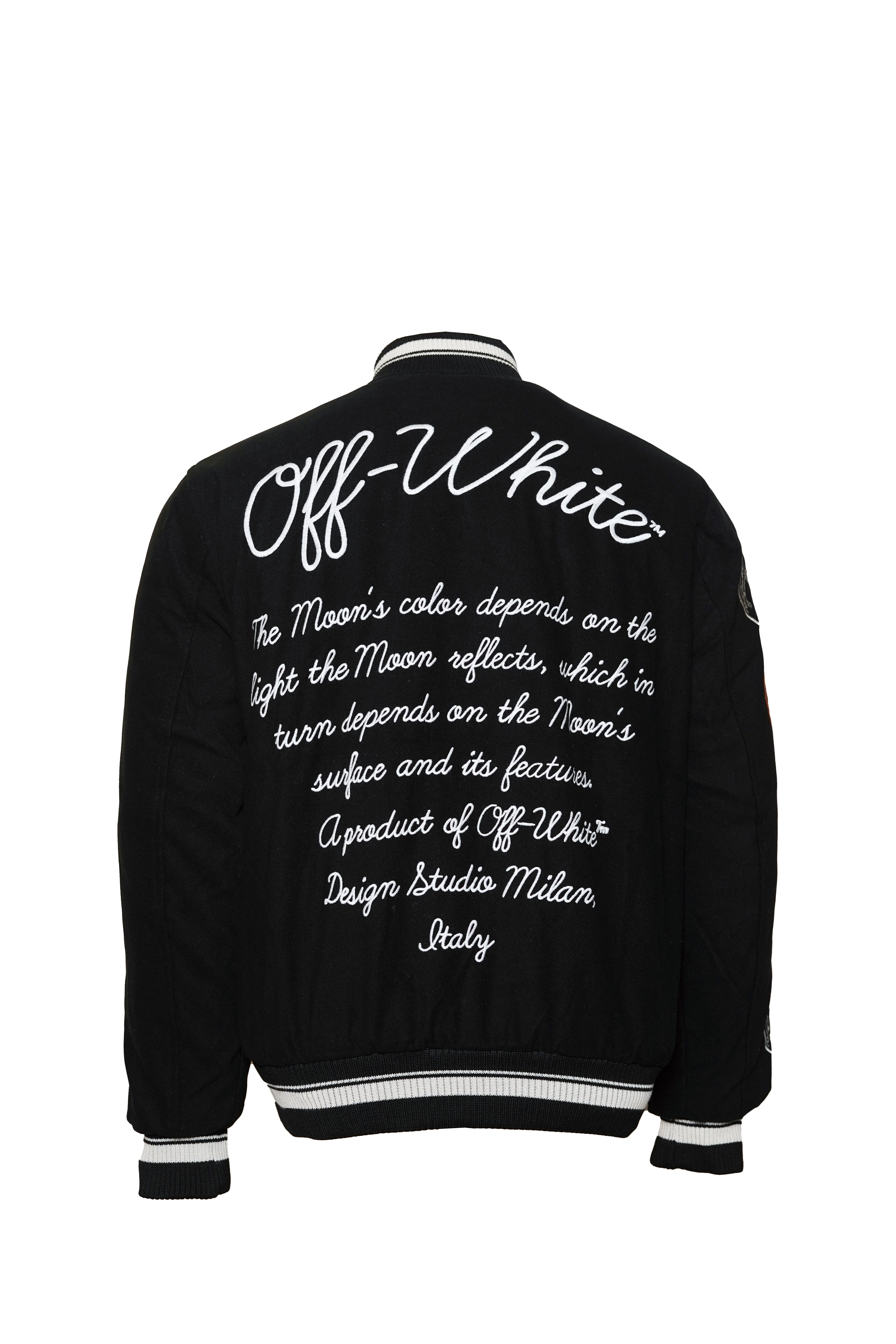 Off-White Varsity Jacket Made In Turkey