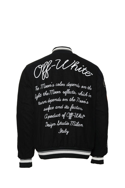 Off-White Varsity Jacket Made In Turkey
