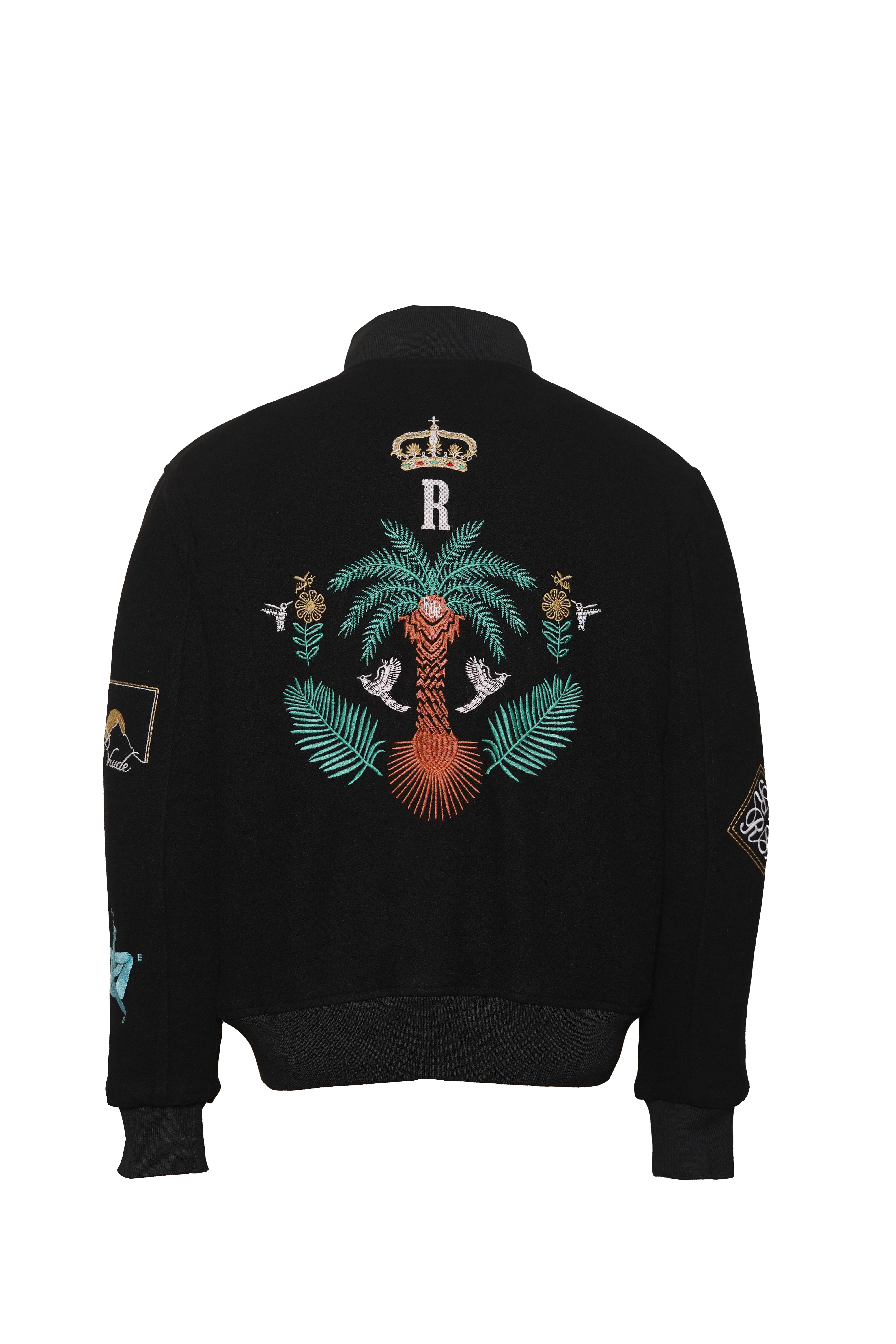 Rhude Varsity Jacket Made In Turkey