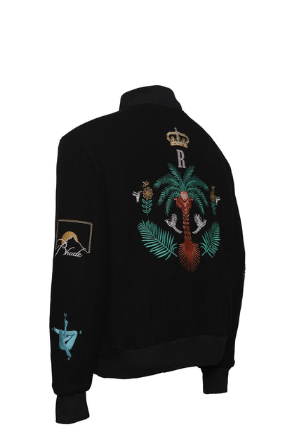Rhude Varsity Jacket Made In Turkey