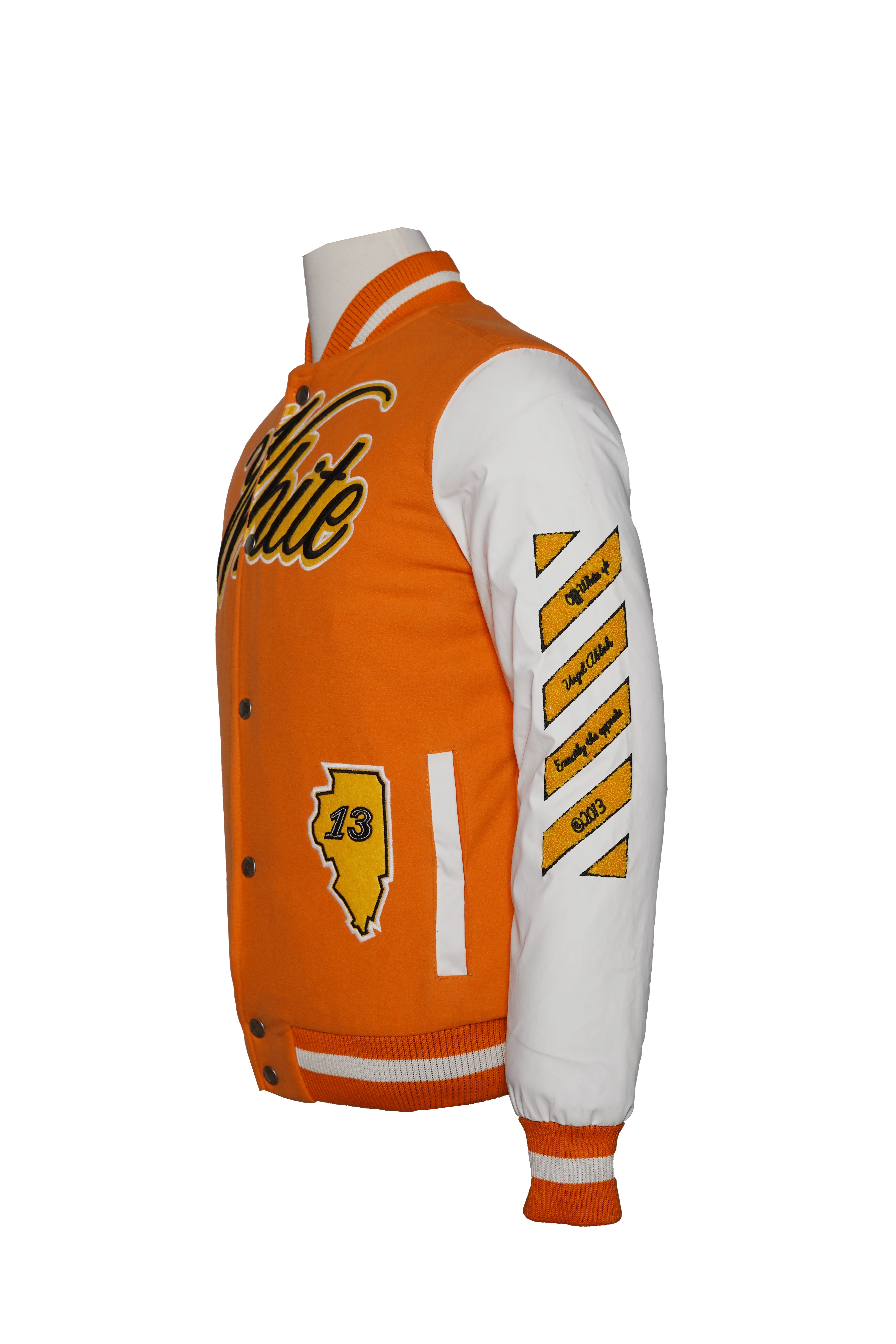 Off-White Varsity Jacket Made In Turkey