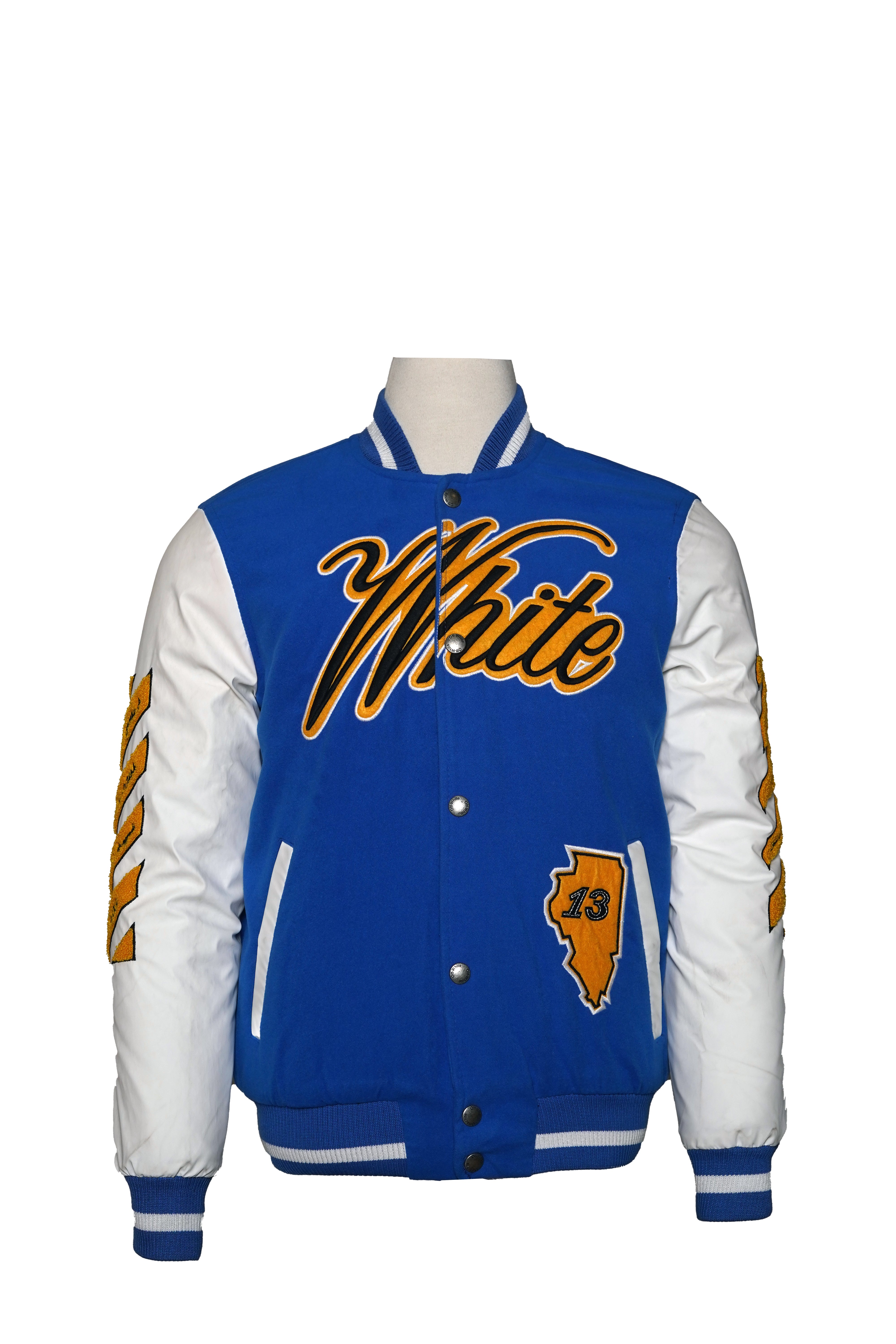 Off-White Varsity Jacket Made In Turkey