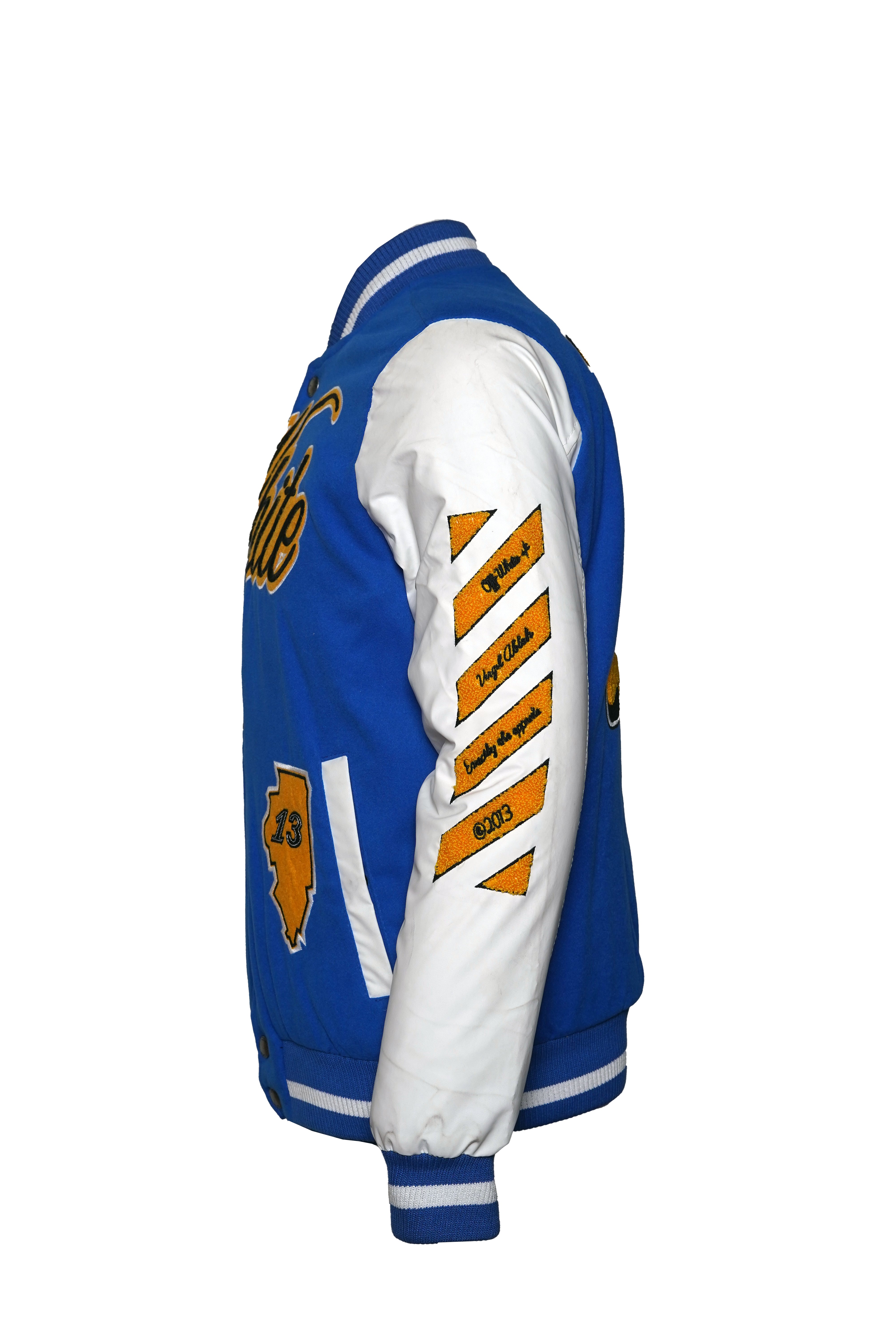 Off-White Varsity Jacket Made In Turkey