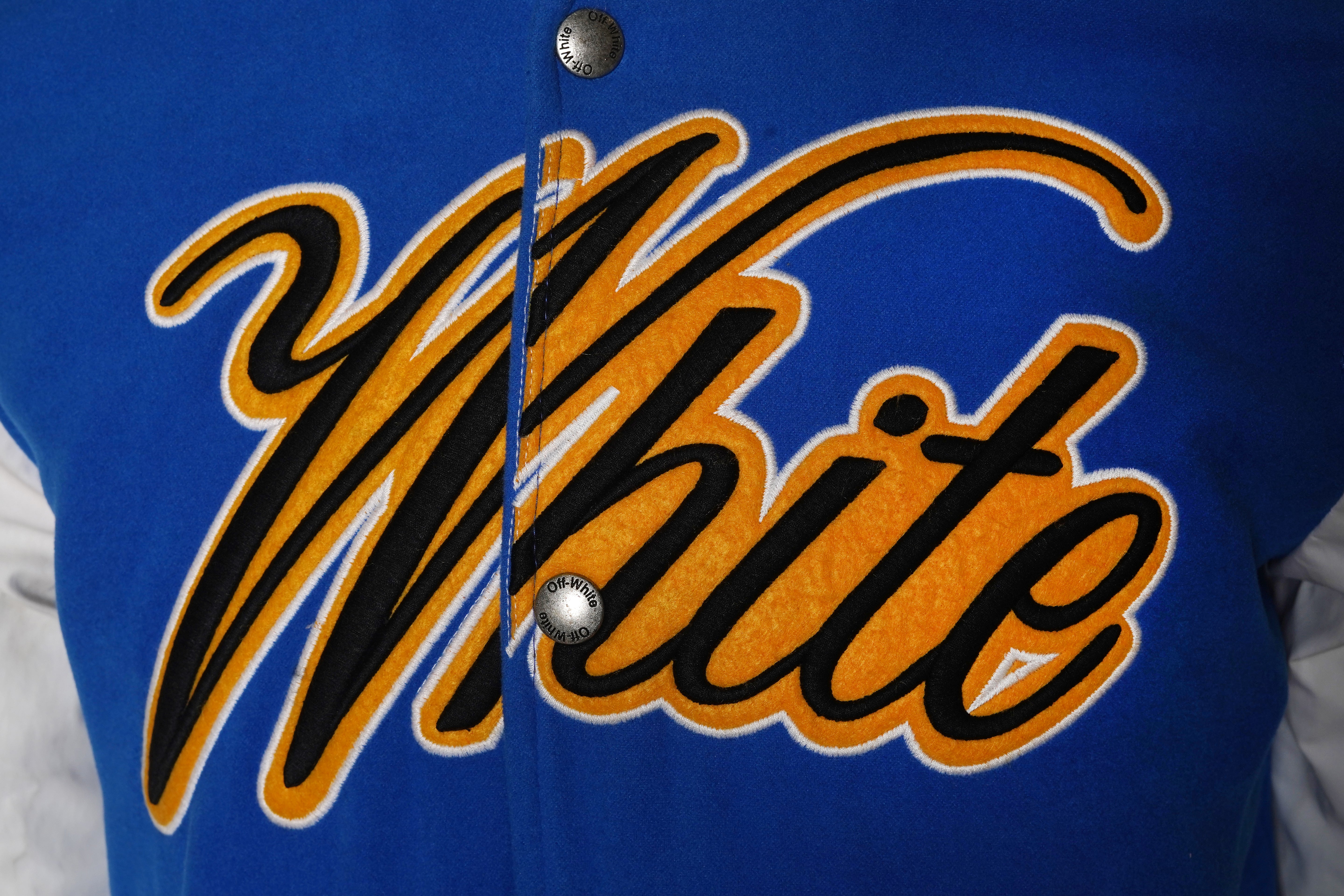 Off-White Varsity Jacket Made In Turkey