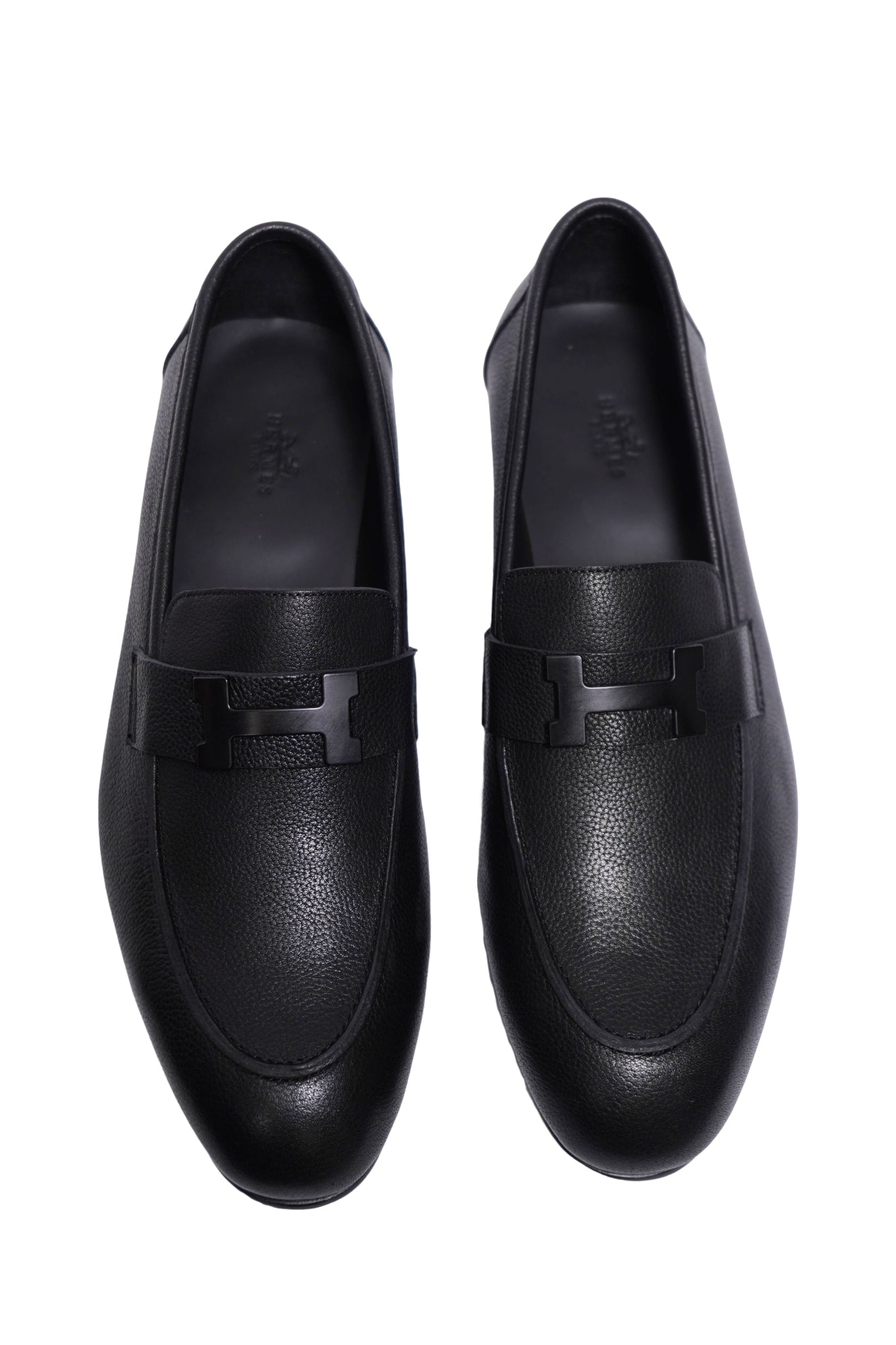 Hermes black Calf Leather Loafers 1:1 Grade