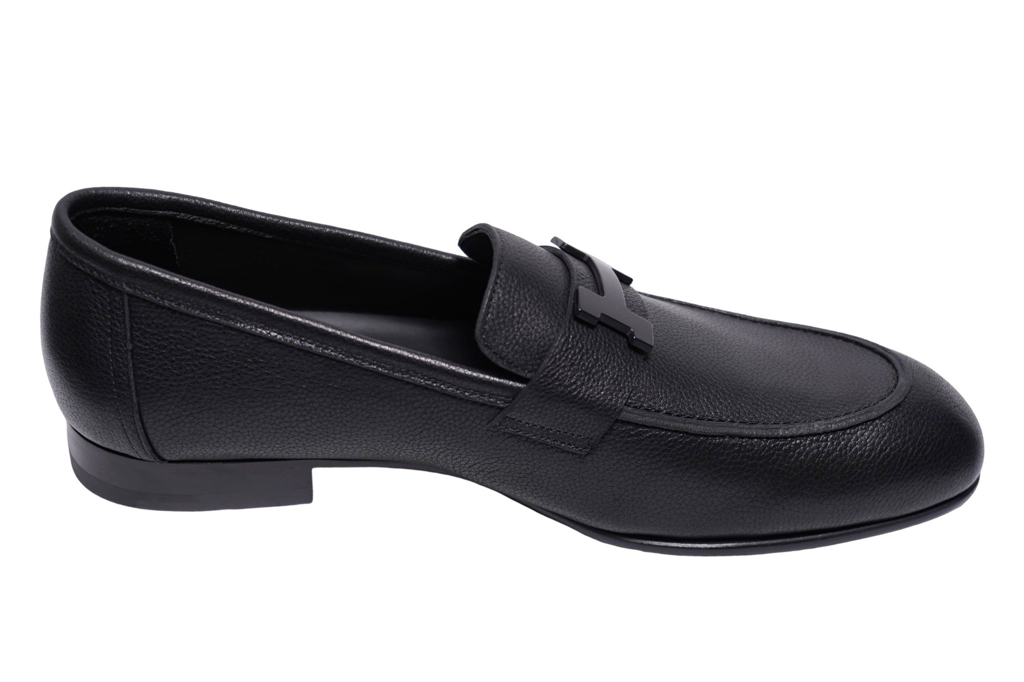 Hermes black Calf Leather Loafers 1:1 Grade