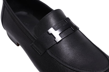 Hermes black Calf Leather Loafers 1:1 Grade