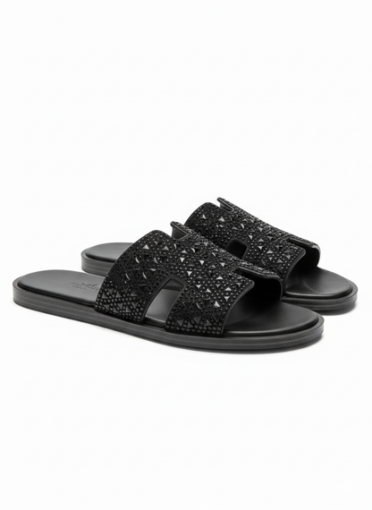 Hermes Izmir Stone Sandal