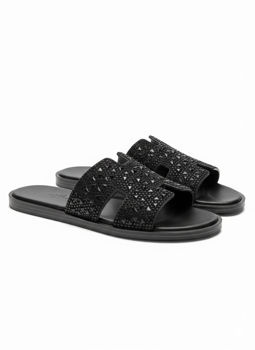 Hermes Izmir Stone Sandal